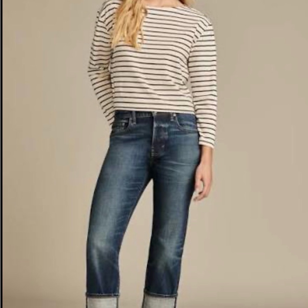 Lucky Brand Dark Blue Ankle Jeans